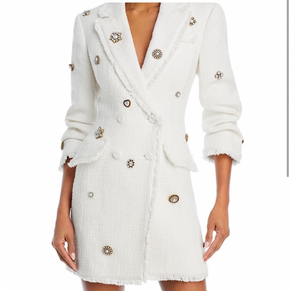 $695 Cinq à Sept Joel Embellished Blazer Dress - Picture 10 of 16